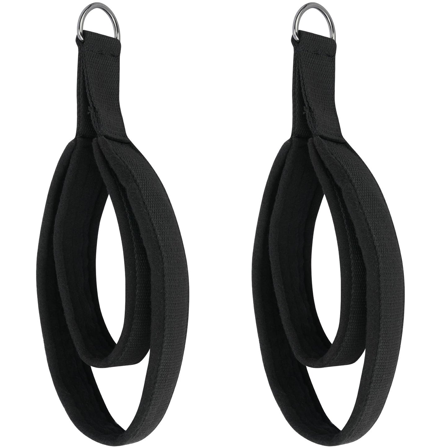 QSYZAIL 2Pcs Pilates Straps for Reformer Double Loop D-Ring for Home Gym Workout