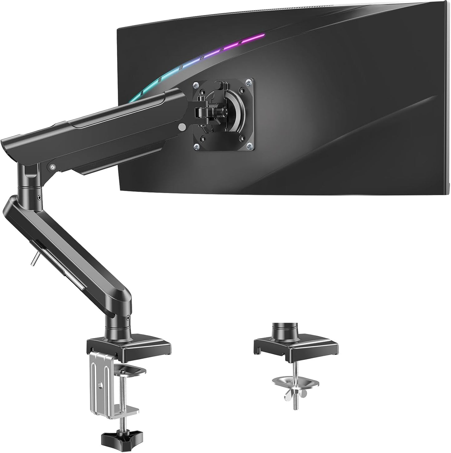 MOUNT PRO 13-32 inch Grommet 4.4 22lbs Single Monitor Desk Mount, Adjustable Full Motion Monitor Arm, Computer Monitor