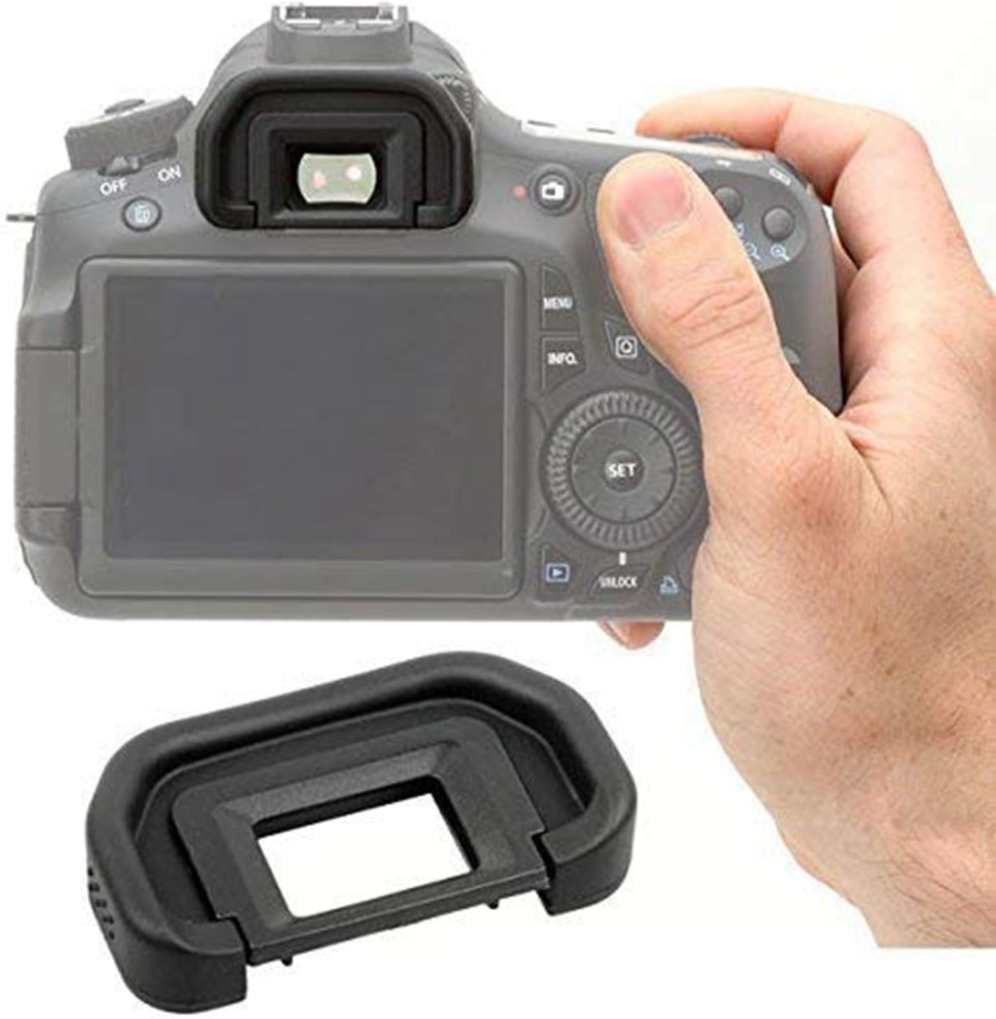 RETYLY 18Mm 80D 70D 60D 77D 50D 5D 5D 6D 6D 40D 30D 20D 20Da 10D 60Da A2 A2E D30 D60 Camera Eyepiece Eyecup Replacement