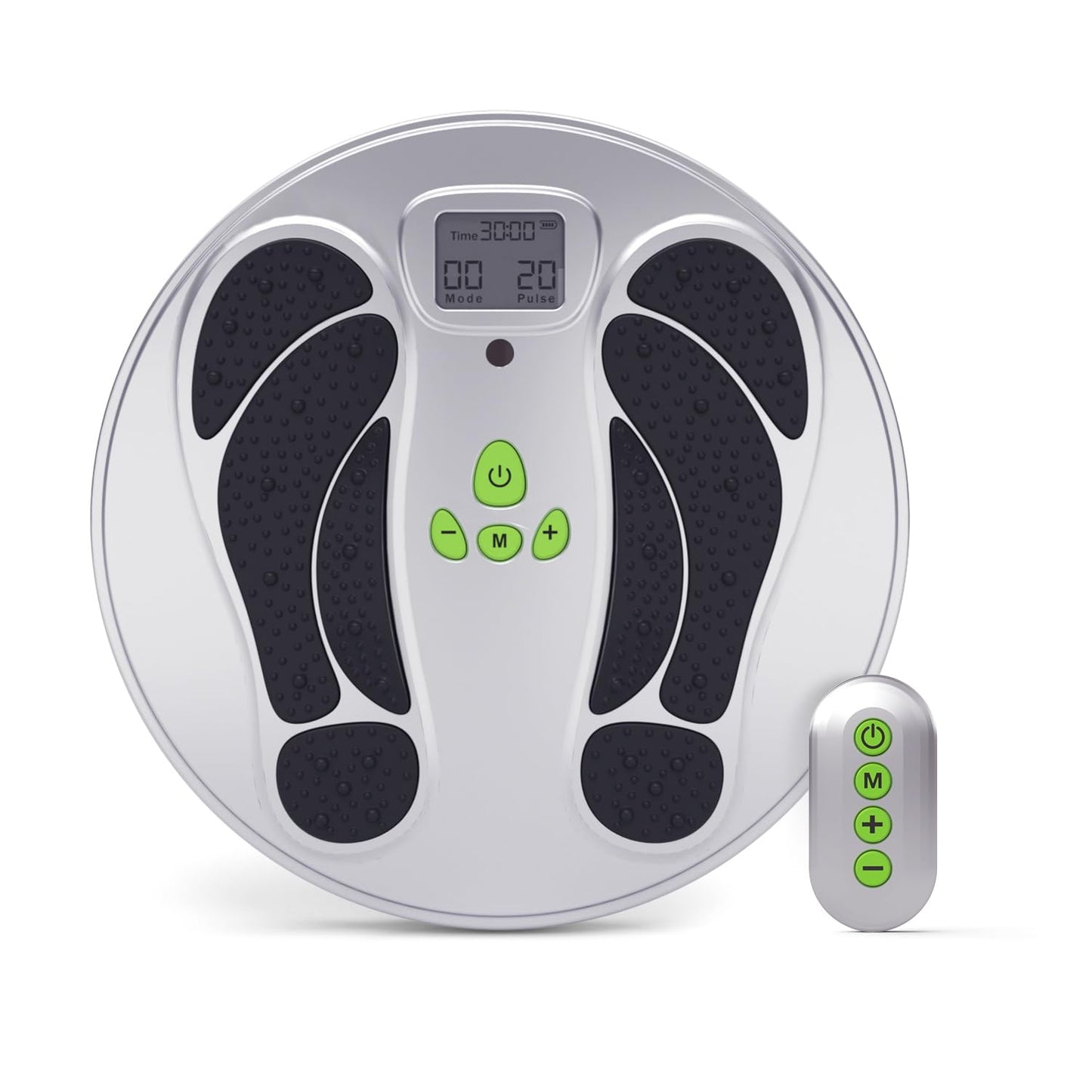 FDA Cleared - EMS Foot Massager for Neuropathy & Pain Relief, TENS Unit Foot Leg Stimulator for Circulation & Muscle Relaxation, Electric Feet Massager for Neuropathy, Gifts for Family Dad Mun Elder