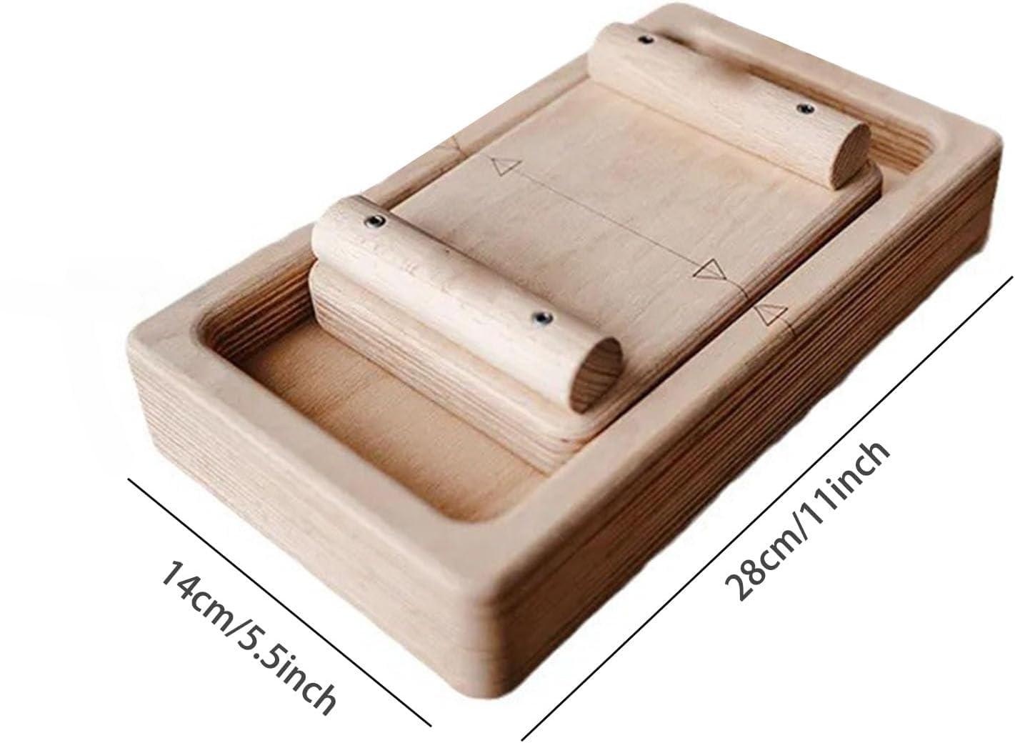 Wooden Finger Exerciser, WhiteOak Crimp Clash, Tug of War for Climbers, Combines Armwrestling with Tug-of-War, Hand Exercises Wooden Finger Gripper, Interactive Finger Competition Board
