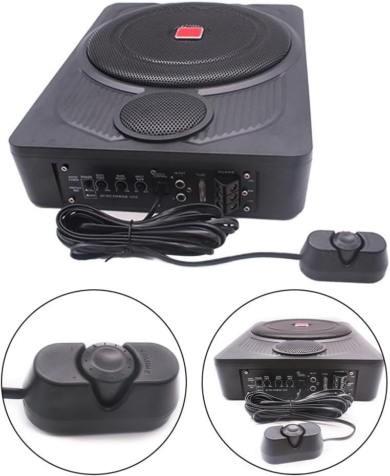 Cryspearl 13.12 Car Audio Remote Volume Adjuster Controller with PVC and Copper Wire for Easy Installation and Speaker
