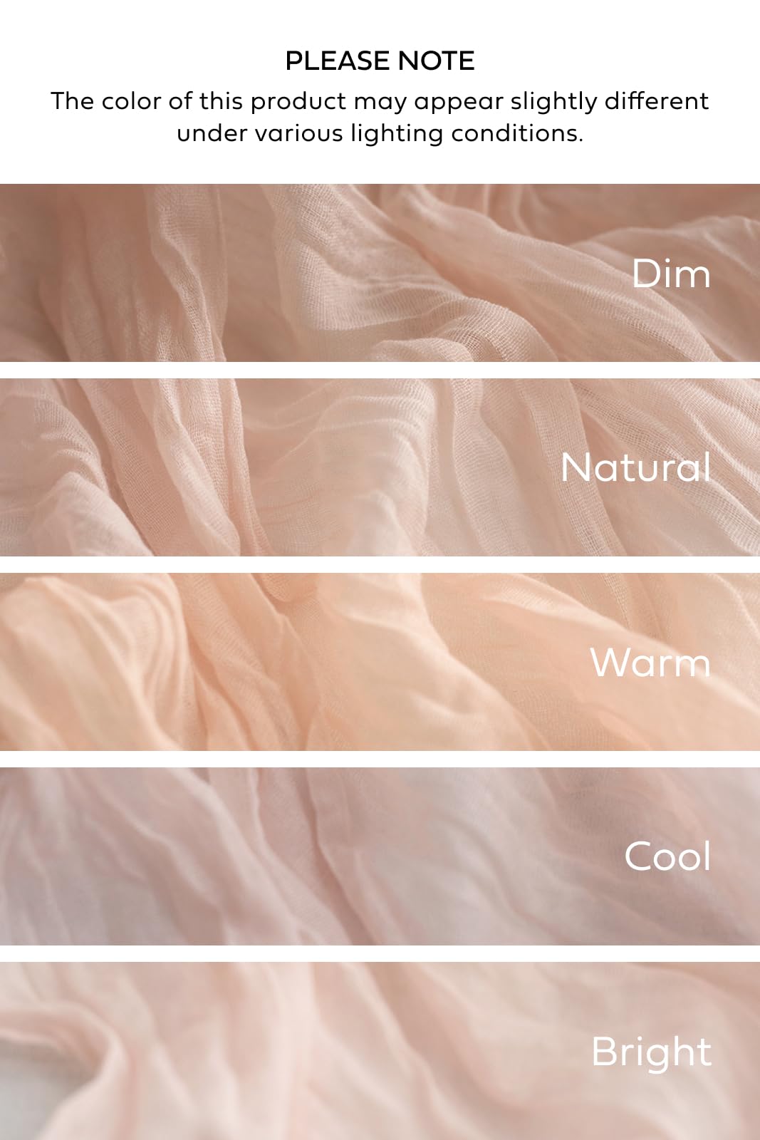 Ling's Moment Luxury Cloth Wedding Napkins - 19x19 Inch Reusable Cheesecloth Linen Napkins for Wedding Reception, Bridal Shower, Dinner Table - Washable, Durable (Set of 10), [Blush]