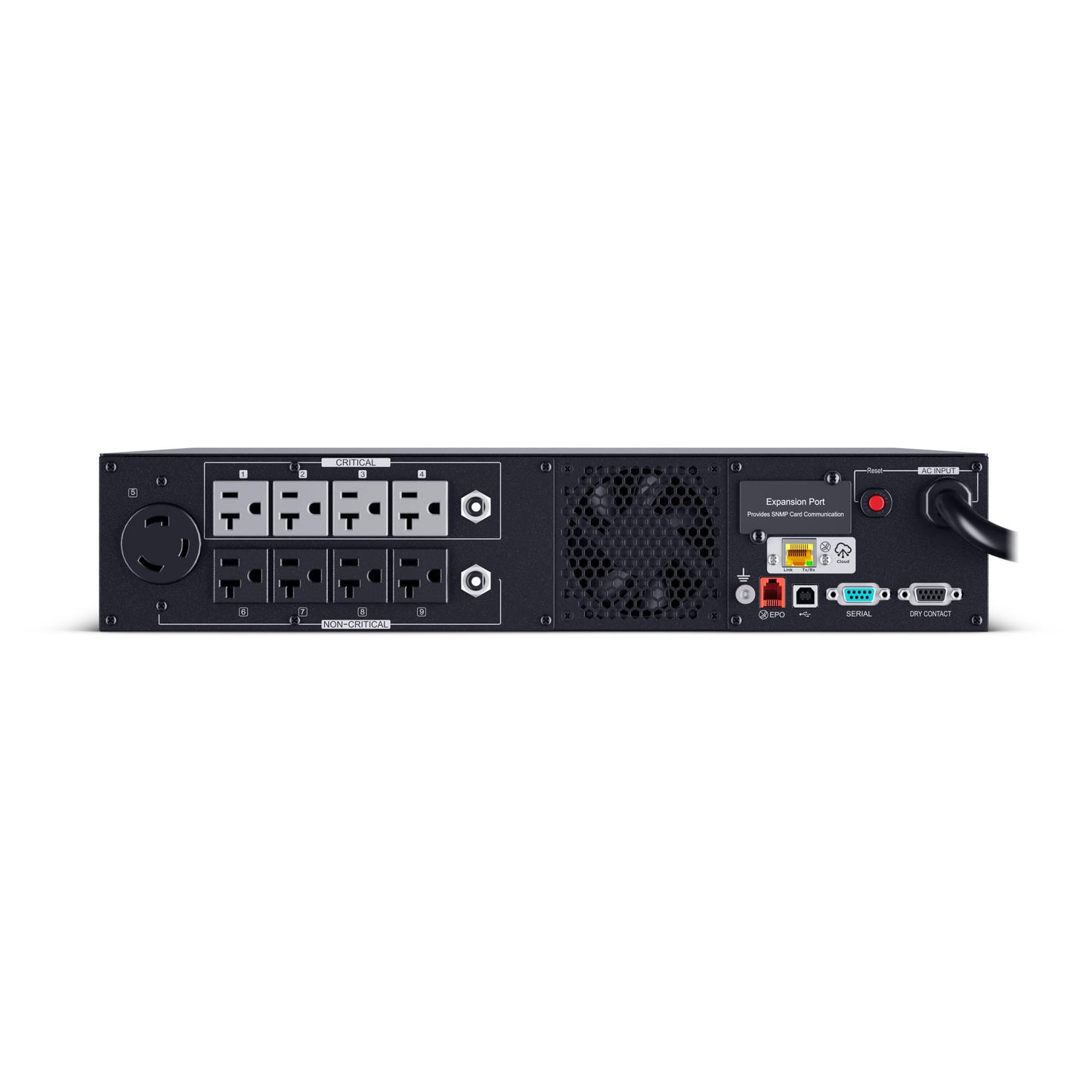 CyberPower PR3000RT2UC Smart App Sinewave UPS Battery Backup and Surge Protector, 3000VA/3000W, 30A, 9 Outlets, 2U Rack/Tower, AVR, Built-in Cloud Monitoring, UL Certified