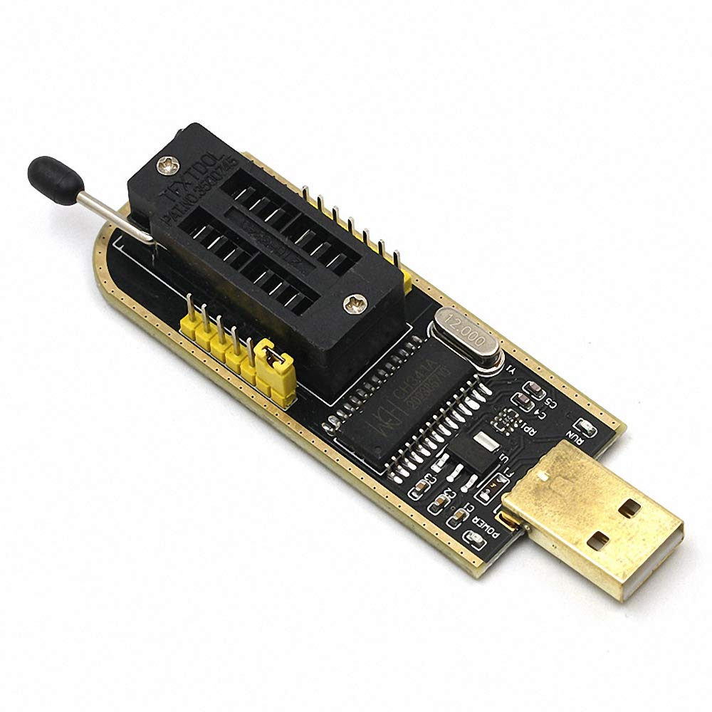 DYDZYJ 10pcs CH341A 24 25 Programmer Series EEPROM Flash BIOS USB with Software & Driver