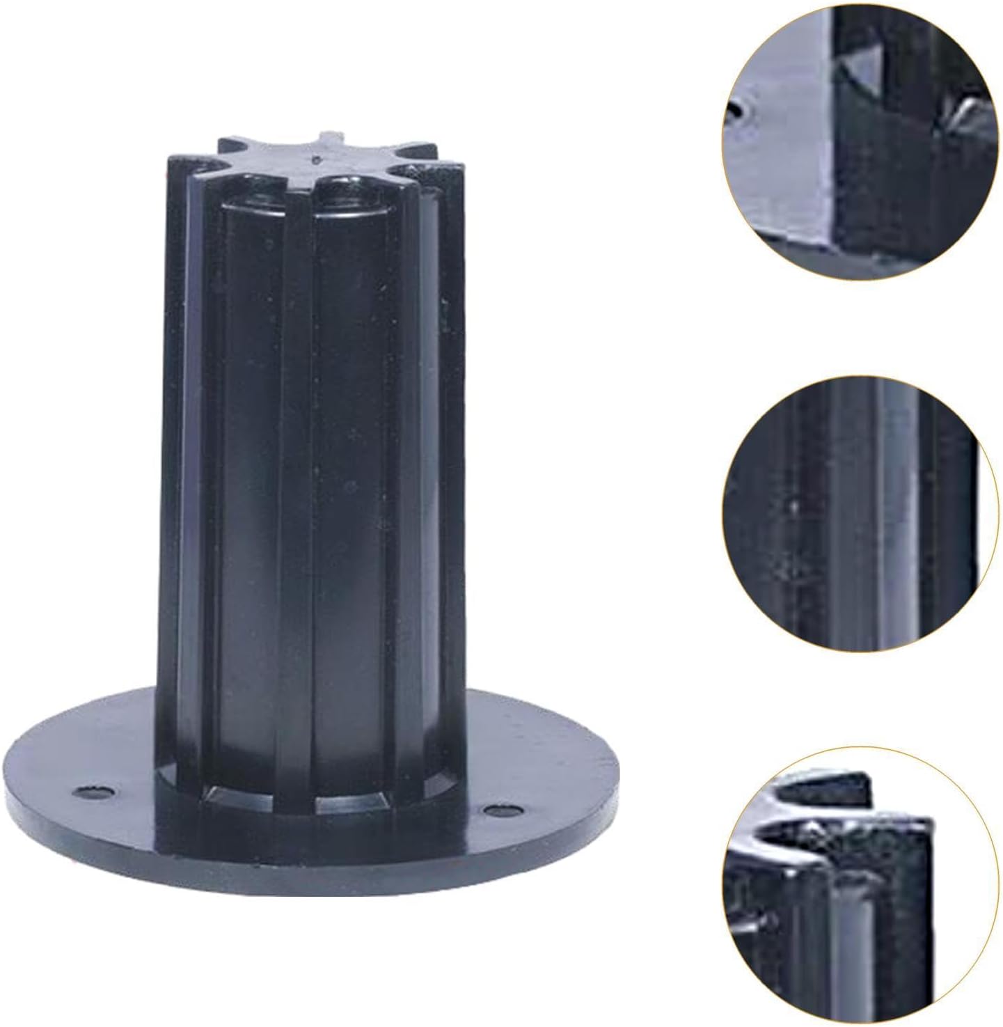 FVDPWYE Speaker Stand Top Hat Mounting Bracket Easy Installation Mounts Hat Speaker Cabinet Pole Mount, Style D