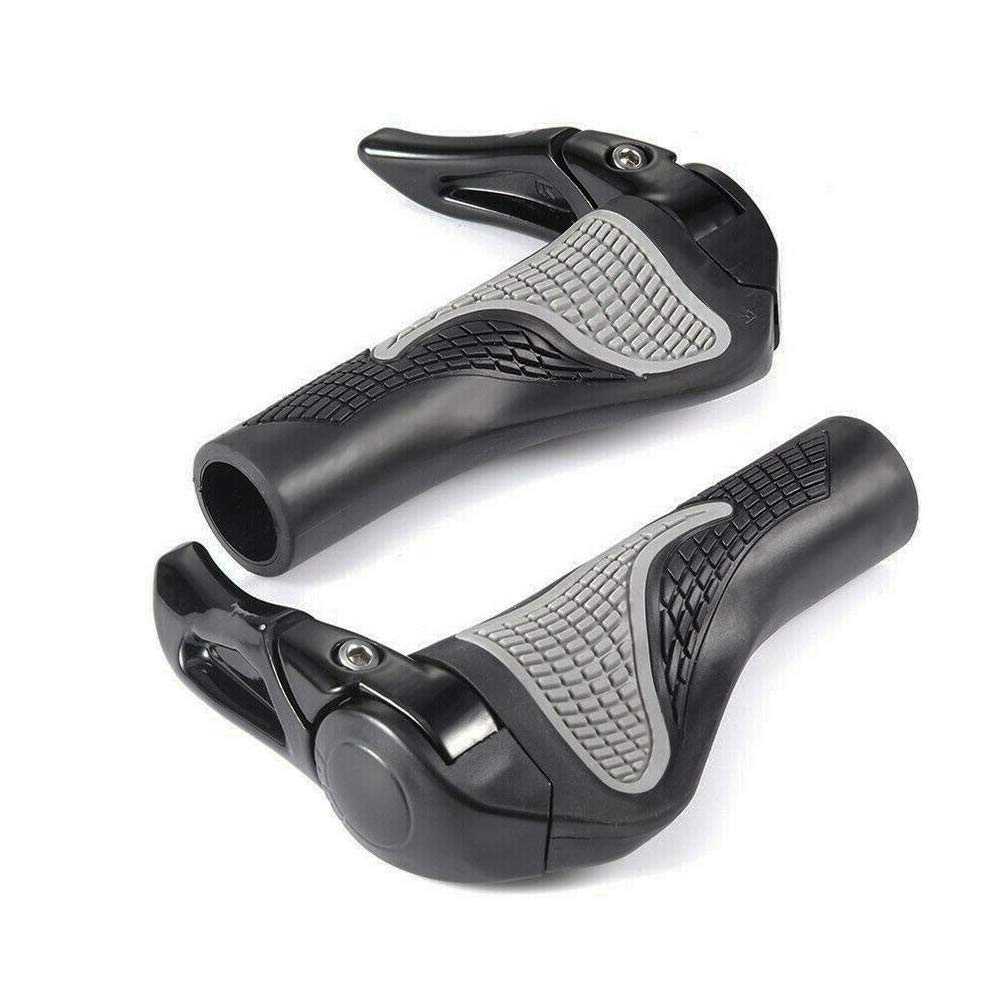 Eyech One Pair Bicycle OX Horn Handlebar Grips Anti-Slip Silicon Ergonomic Bike Handlebar Grips for MTB Mountain Road Bike