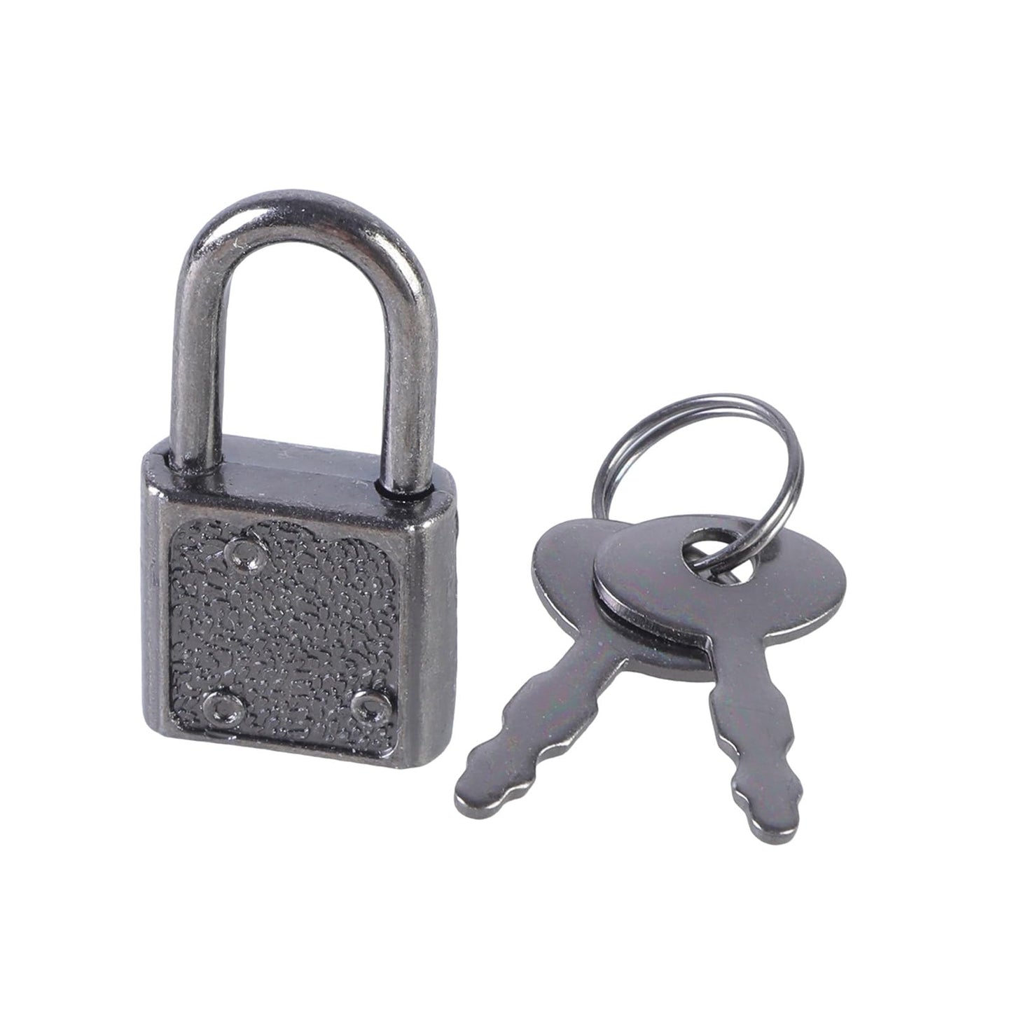RGYBAO 5Pcs Zincs Alloy Padlock Portable Suitcases Locker Securing Lock Small Luggage Box Lock with Key Diaries Padlocks Key Lo