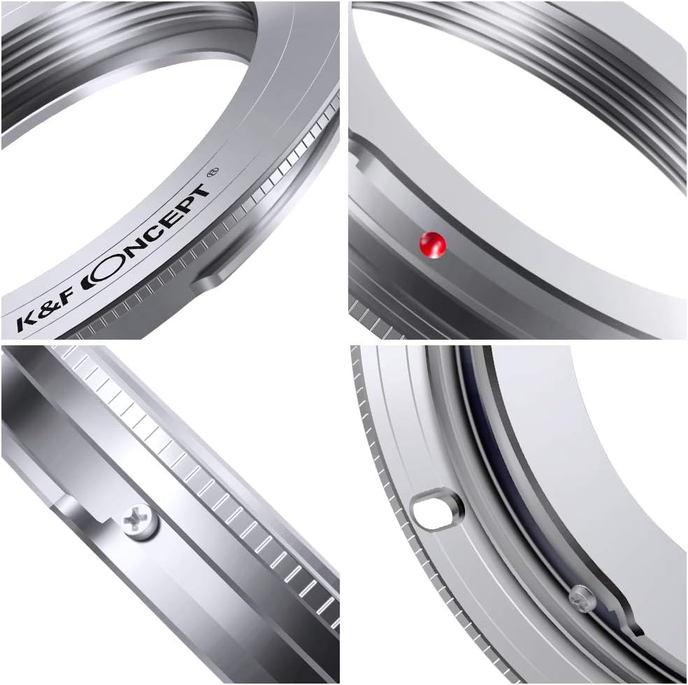 M42 M42 1300D 200D 750D 80D 800D 7D 6D 5D 77D 1200D 600D 70D to EOS, K&F Lens Mount Adapter for Mount Lens to EF EF-S