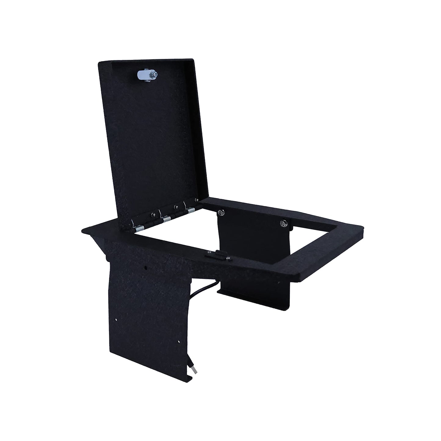 Black Horse CENTER CONSOLE SAFE security lock box, Black Gun Box Organizer, with 4 Digit Combination Resettable Lock Compatible with 2022-2026 Ford F-150-ASFF06