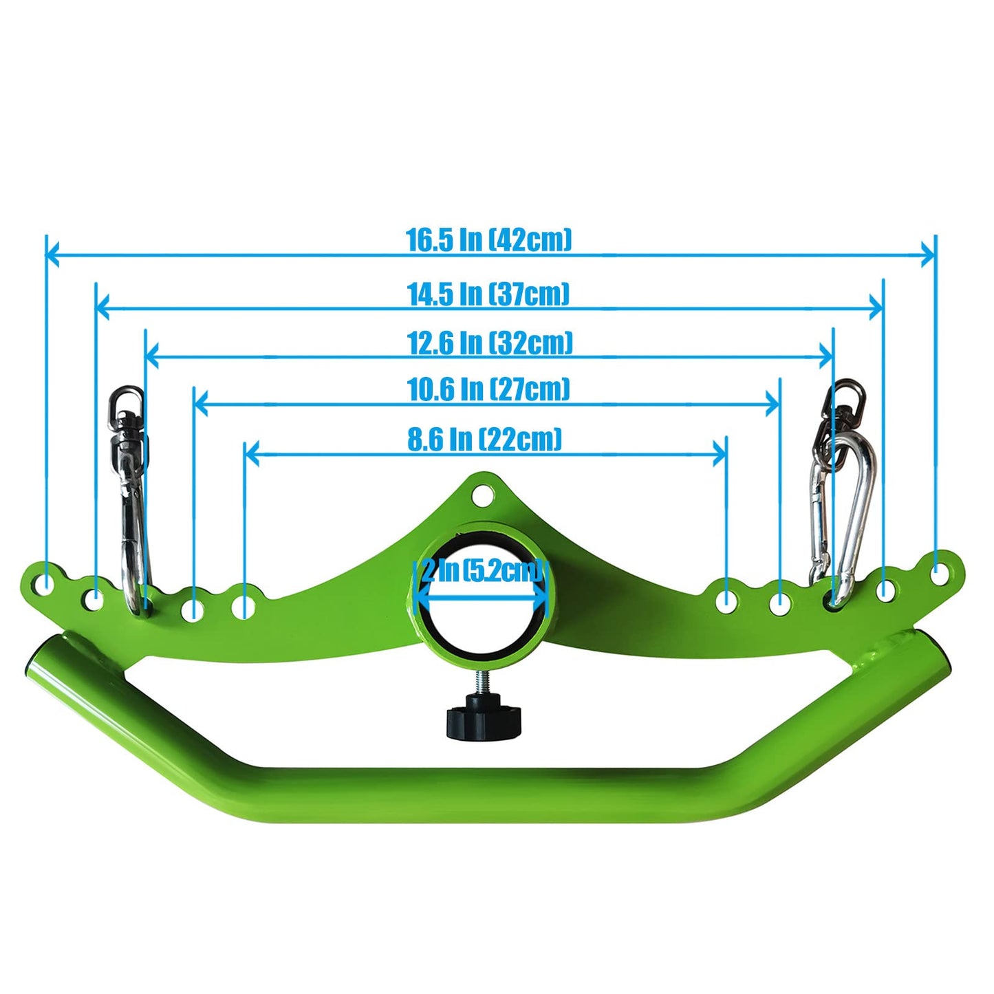KORIKAHM Adjustable Lat Pull down Bar, Cable Machine Attachments for Gym, Home Gym Fitness T-bar Row Pulldown Attachments, Lat Pull Down Machine Wide Grip Neutral Grip Handle (SP-05)