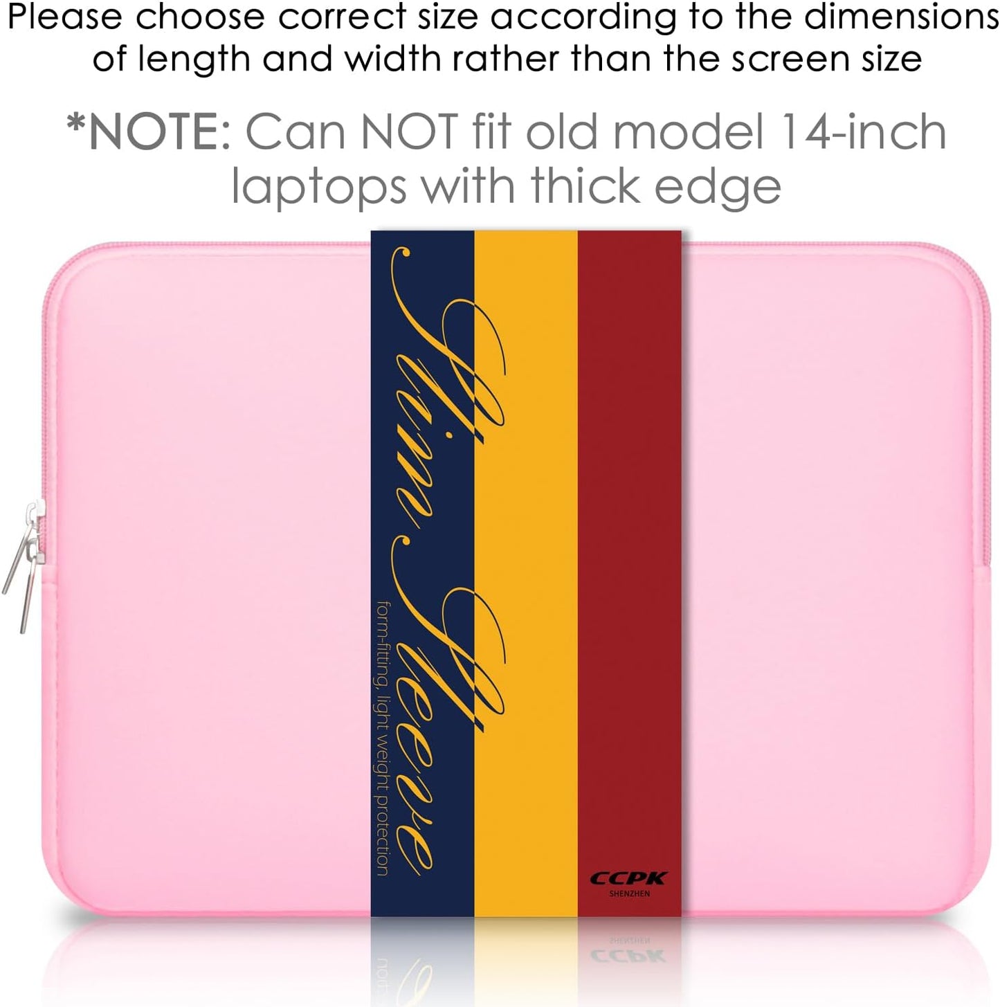 CCPK 14 inch 13 inch M4 M3 M2 M1 13-14 inch Laptop Sleeve Case for MacBook Pro Mac Air Compatible with Hp Lenovo Dell
