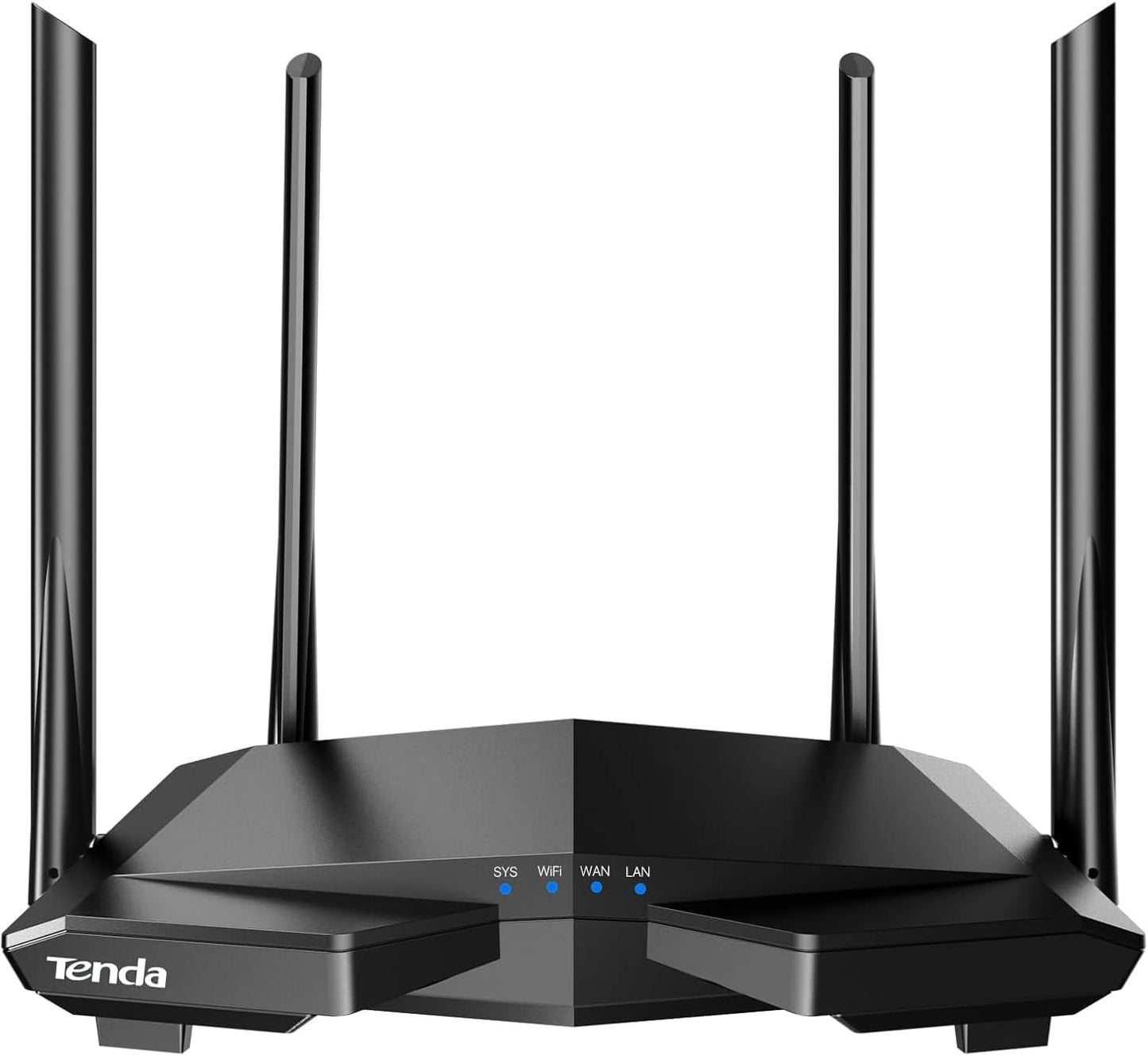 Tenda AC1200 4 100 IPv6 Controls(AC6) Smart WiFi Router, High Speed Dual Band Wireless Internet Router with Smart APP