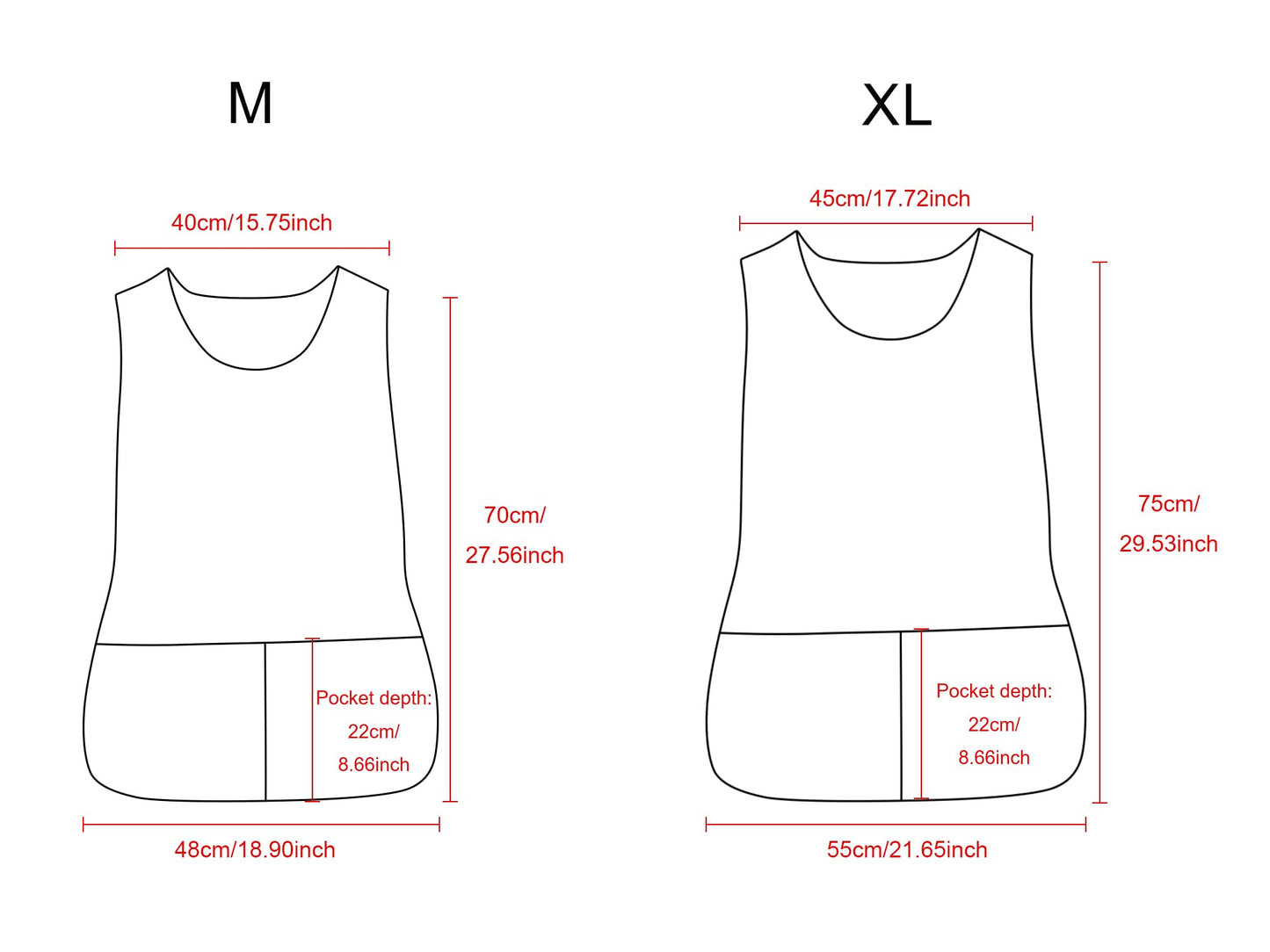 Nanxson Women Cobbler Apron Smock Cotton Printed Apron with 2 Patch Pockets and Side Ties for Work Chef Kitchen Housework