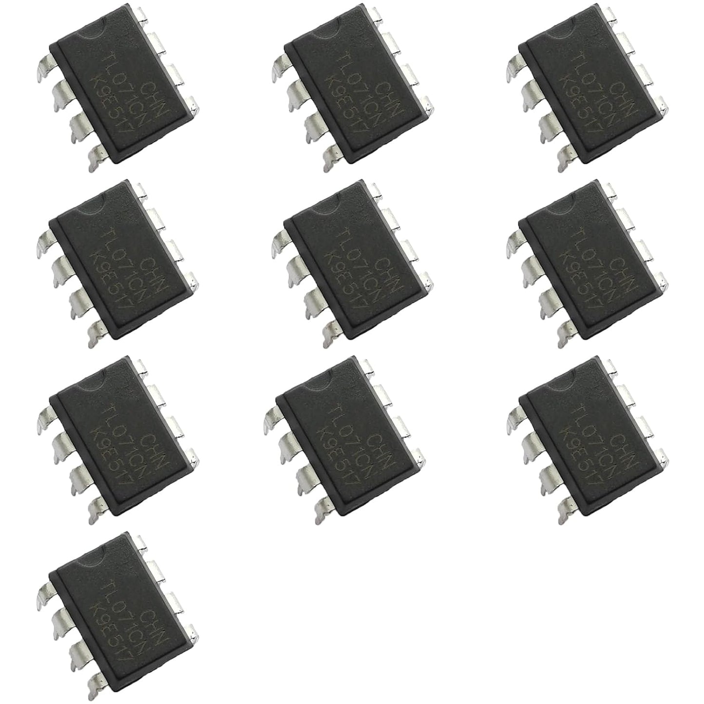 Bridgold 10pcs TL071CN TL071ACP TL071ACN TL071 071 AmplifierDIP-8. Low Noise JFET Quad Operational