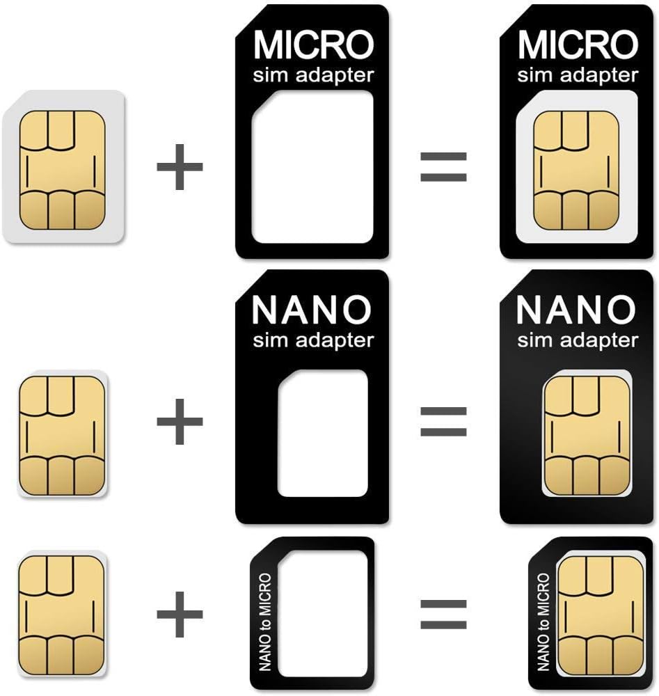 CKANDAY 2 Packs Set 3 1 SIM Card Holders with Tray Opener Pins, Card Storage Tool for Standard Micro Nano Micro-SD