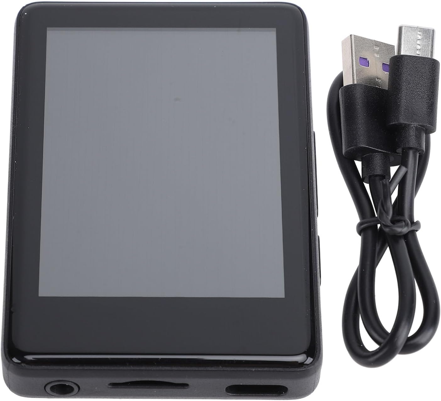 Yoidesu MP3 MP4 2.4in 3.5mm 64GB Player, HD Touch Screen Bluetooth Music Player with Port, Supports Card for Wireless