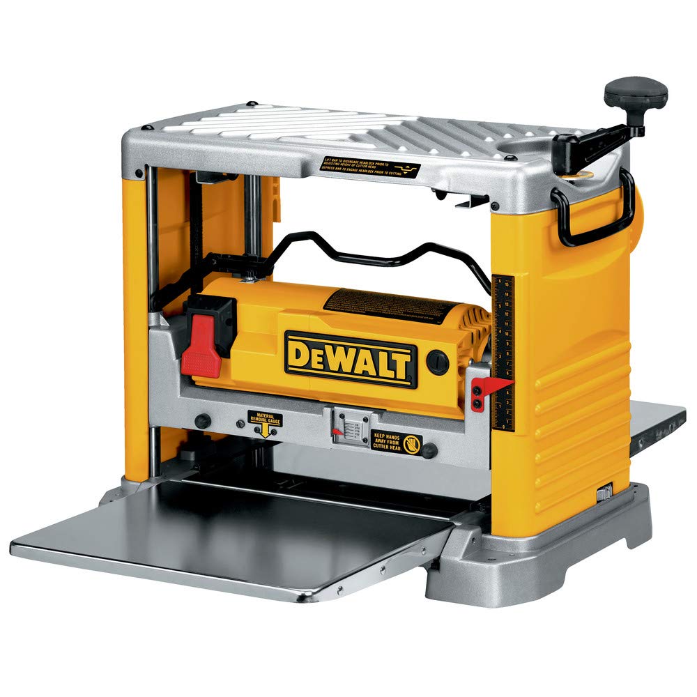 DEWALT Benchtop Planer, 15-Amp, 12-1/2-Inch, 3-Knife Cutter, 20,000 RPM, Corded (DW734)