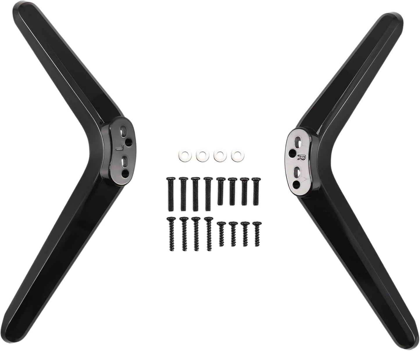 ModFurne 17mm-20mm Universal TV Stand, Table Top TV Stand Base Replacement, TV Base Pedestal Feet TV Stand Mount Legs