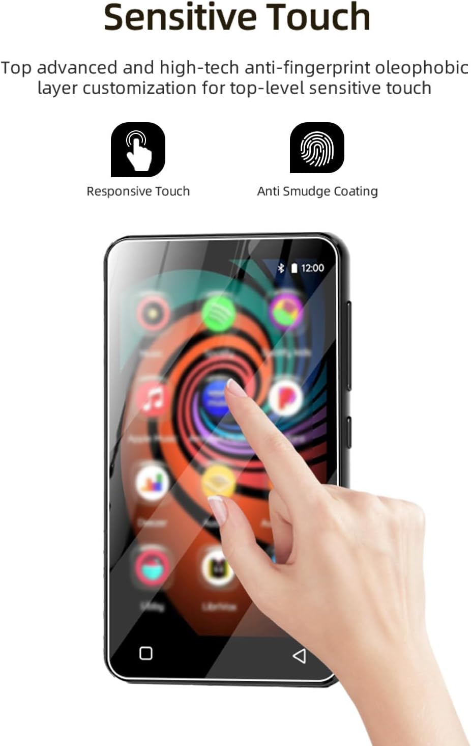 WUNIAK G3 Mp3 G3 3 Pack. Screen Protector for innioasis Player, HD Soft Film Screen Protector for innioasis Touch