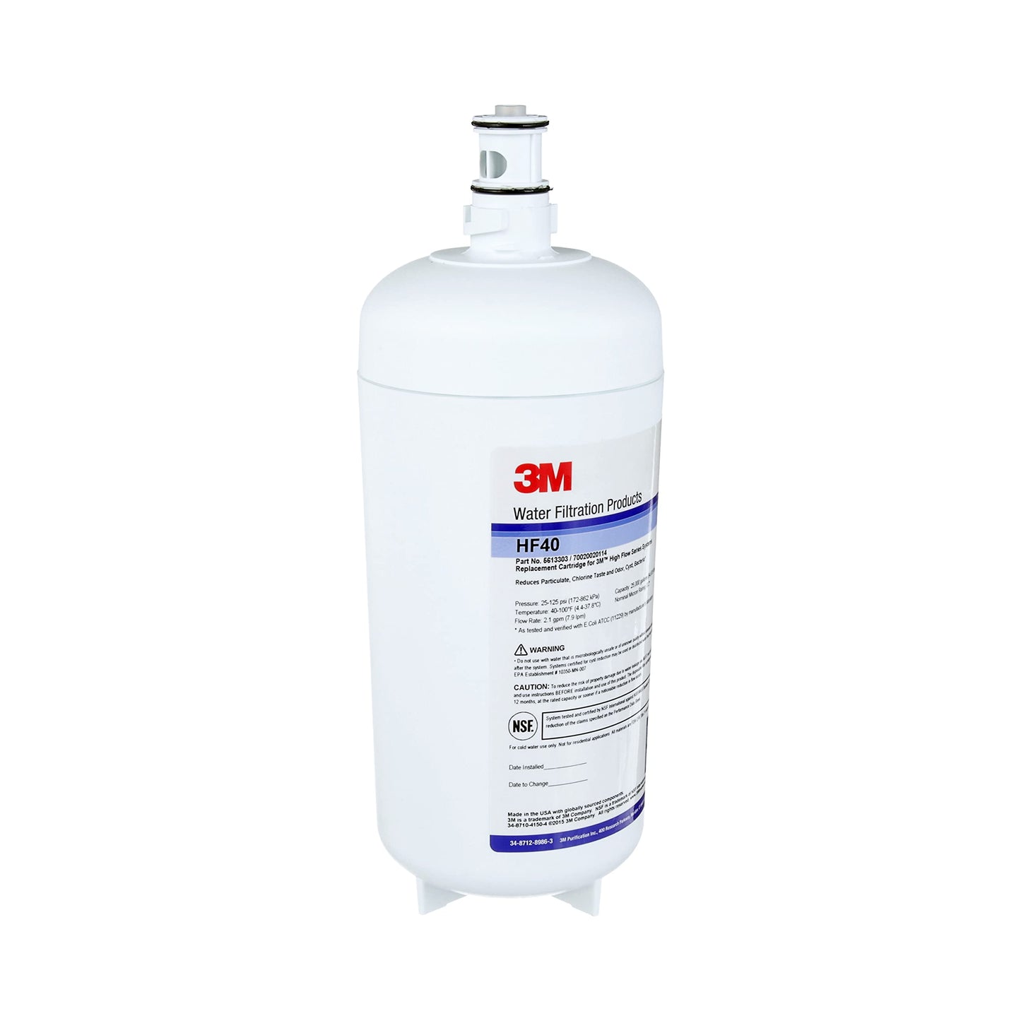 3M High Flow Series Replacement Cartridge HF40, 5613303