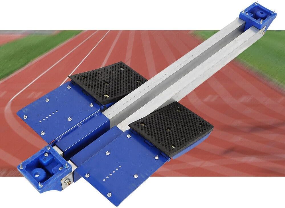 Mahugde Professional Starting Block, 6 Adjustable Starting Block Multi-Function Starting Block for Athletic Scholastic Track Sport Runway Running Competition