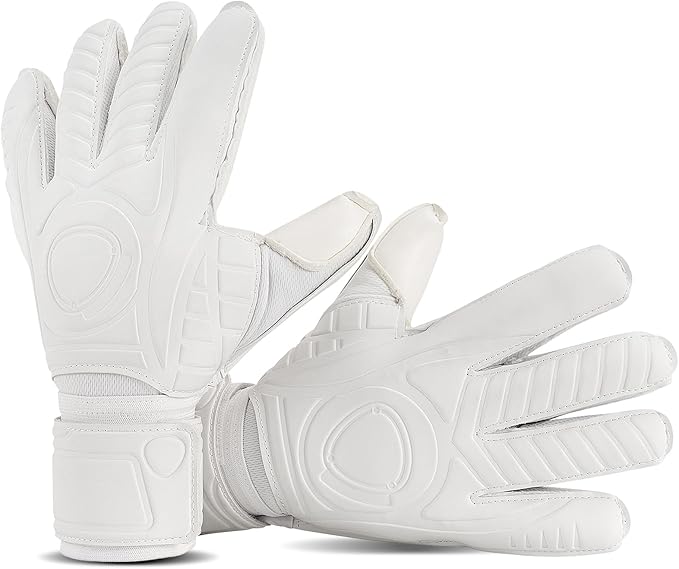 Soccer Goalkeeper Gloves with Finger Protection to Prevent Injuries, Strong Grip for Tough Tackles, Breathable Goal Keeper Gloves for for Kids, Youth and Adult