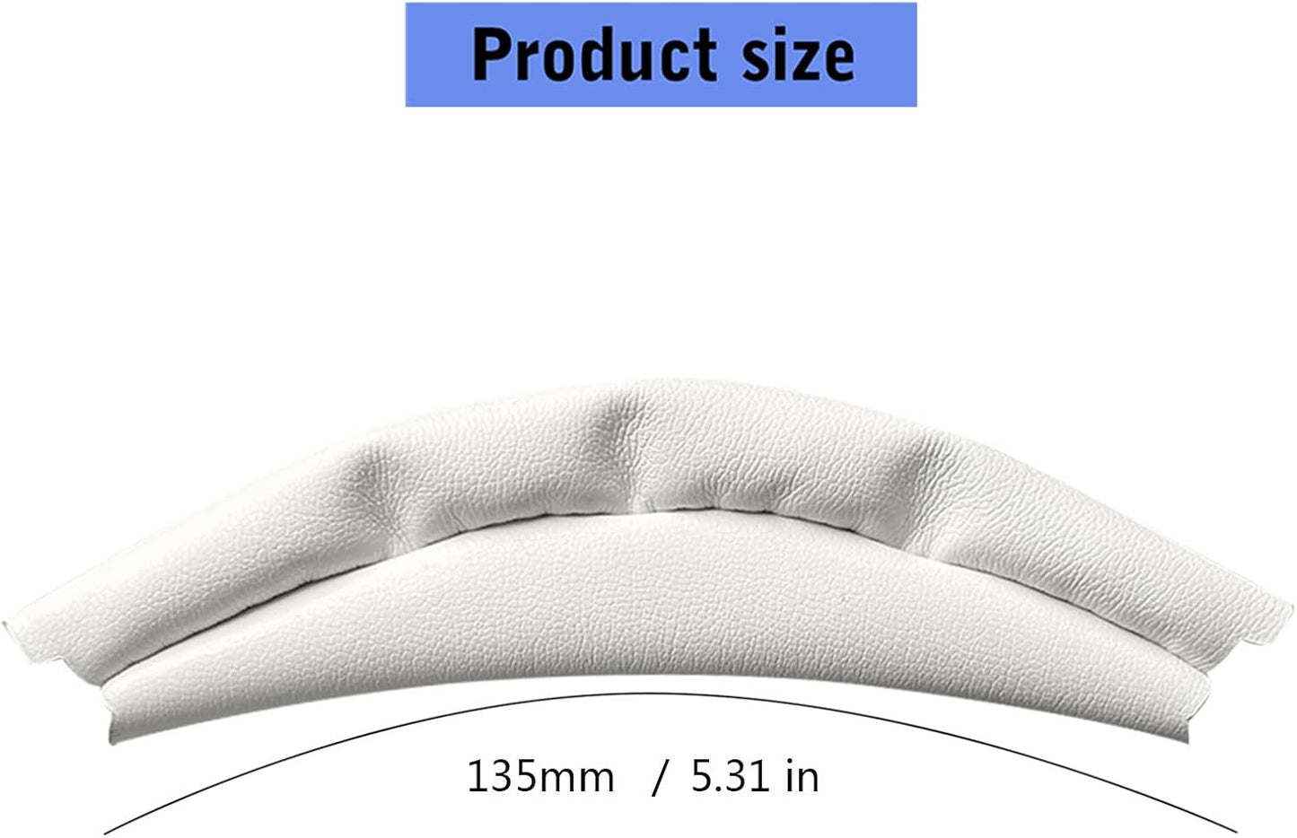 Ywmsfl Multipurpose Over Ear Headphone Pad Soft Protein Leather Head Beam Fast Change Design Strong Comfort for WEAR