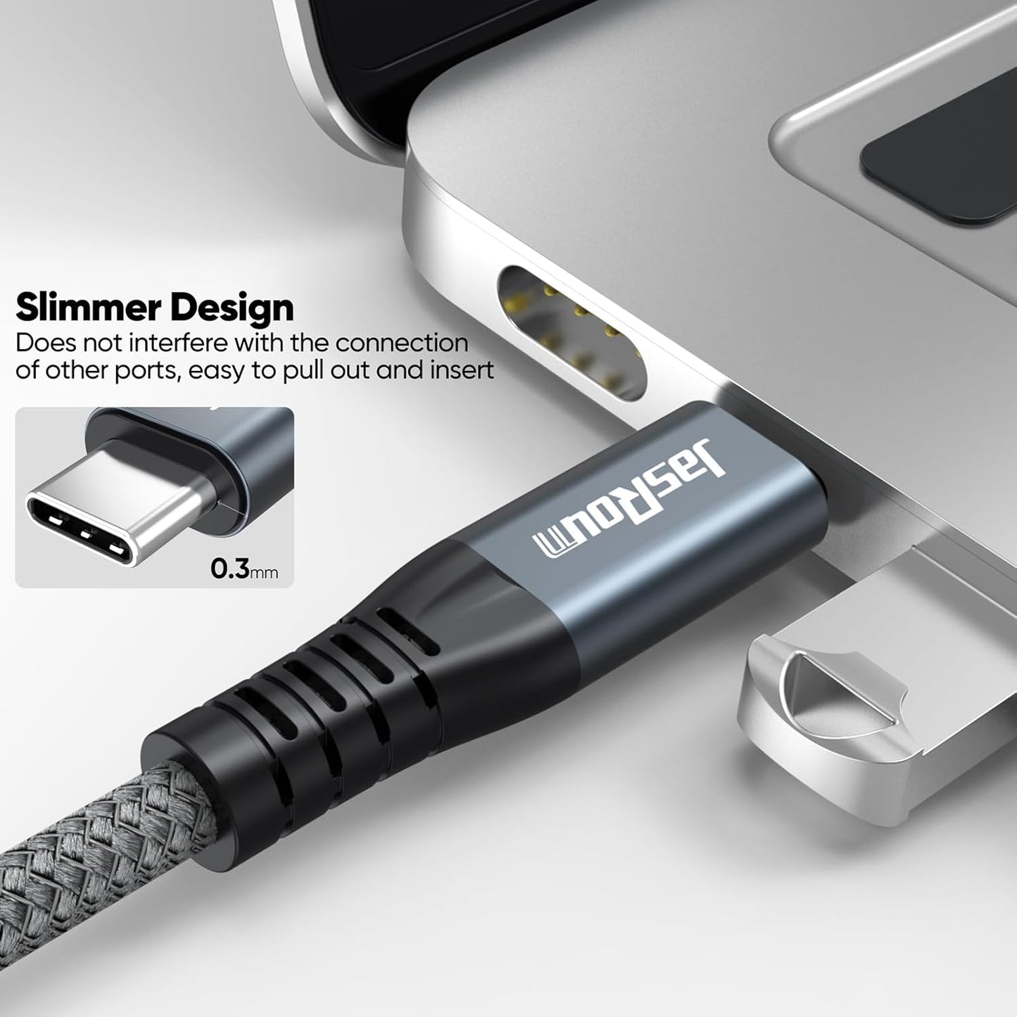 3ft, 3.2 2X2 20Gbps 240W 4K@60Hz PS5 USB C Data Cable USBC Gen with High Speed Data Transfer & Charging & USB-C to Type