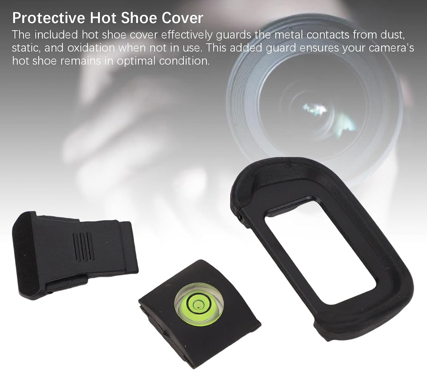 R10, 3 1 R10 VBESTLIFE Camera Eyecup for in Camera Viewfinder Eyecup Bubble Level Hot Shoe Cap for R, Fit