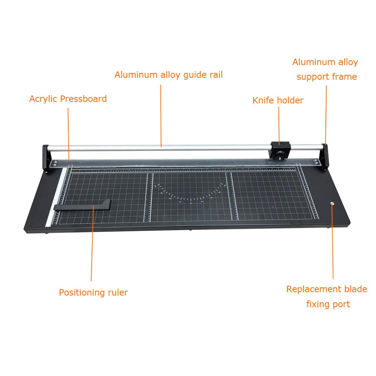 INTBUYING Cold Lamination Kit, Manual Cold Roll Laminator and 36 Inch Manual Rotary Paper Trimmer with Luster Vinyl Cold Lamination Film