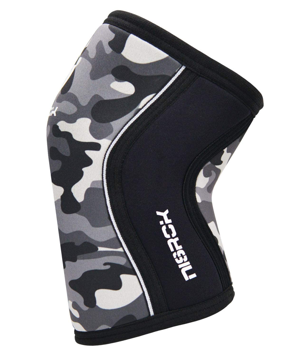 Knee Sleeves (1 Pair), 7mm Neoprene Compression Knee Braces, Great Support for Cross Training, Weightlifting, Powerlifting, Squats, Basketball and More