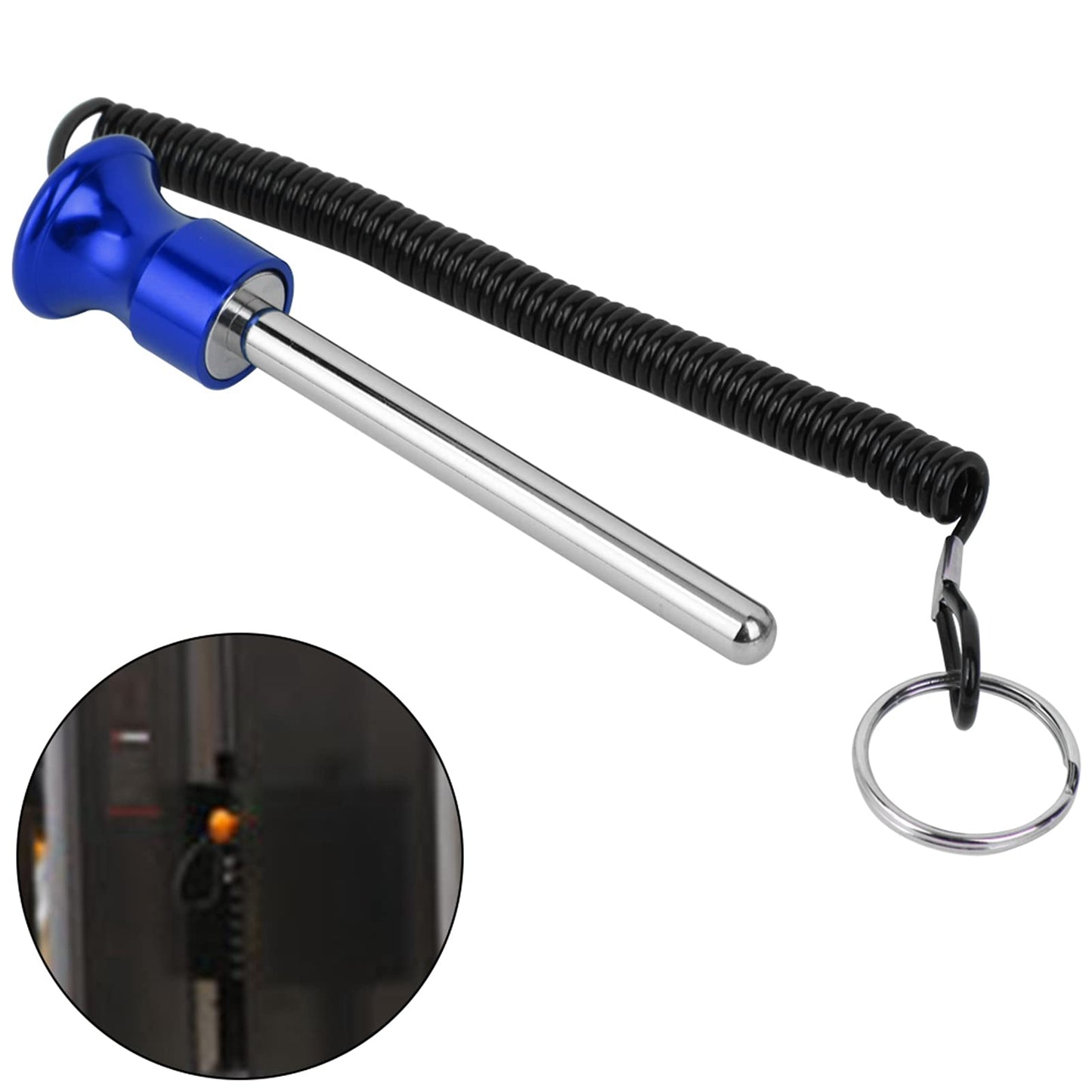 Watris Veiyi Weight Stack Pin, Magnetic Weight Pin, Automatic Drop Set Pins Gym, Weight Machine Pin with Pull Rope, Strength Training Equipment Replacement Weight Pins for Weight Stack Machine
