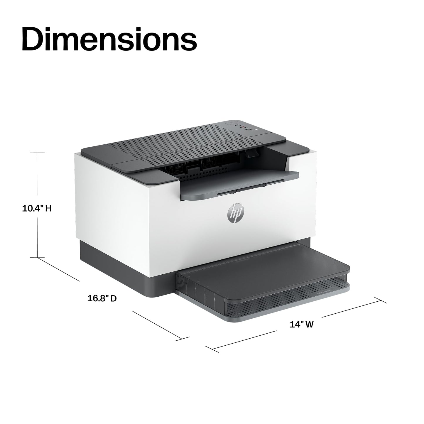 HP LaserJet M209d Laser Printer, Black and White, Automatic Duplex, Wired Connection Only (USB Cable Included), Best-for-Home Office (8J9L0F)