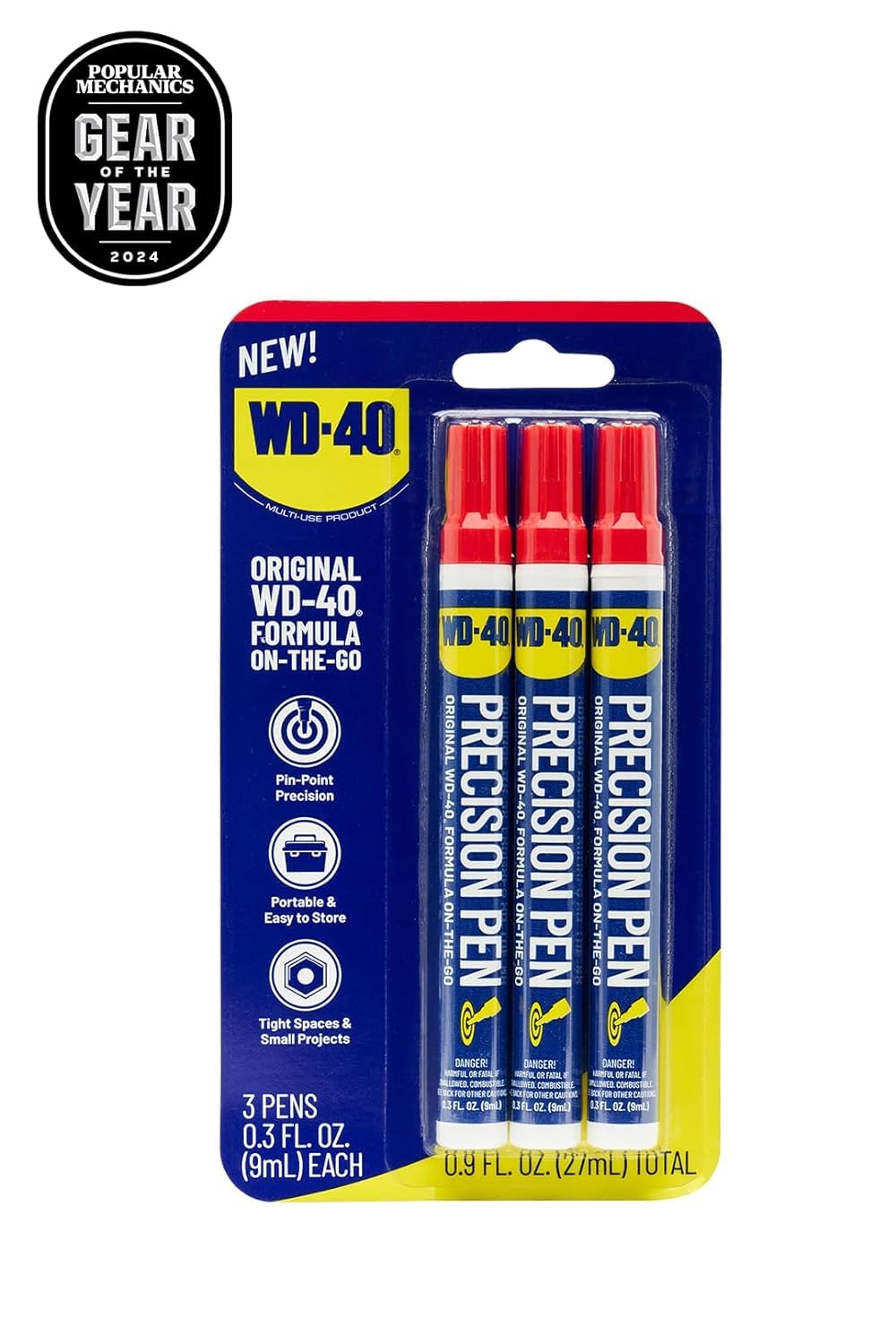 WD-40 Original Formula Precision Pen - Portable Lubrication with Pin-Point Control | 0.3 fl oz (3-Pack)