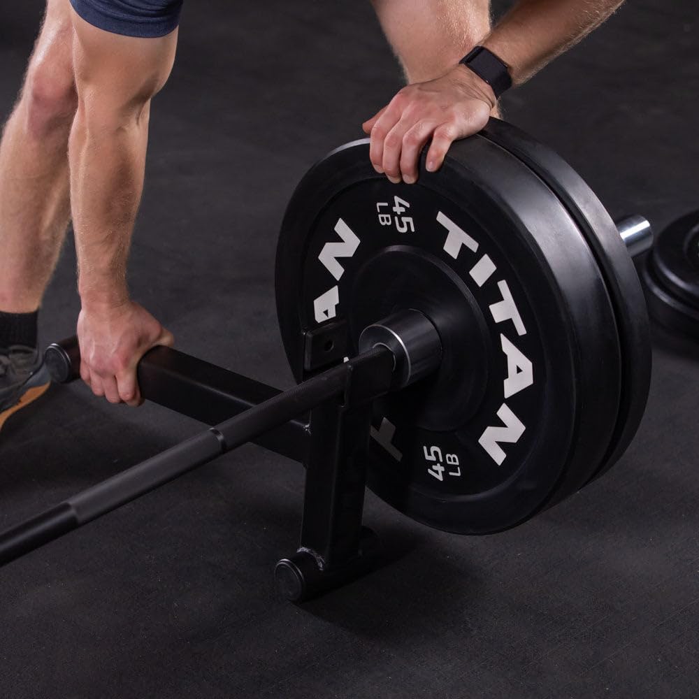 Titan Fitness Mini Deadlift Barbell Jack Stand, Pair