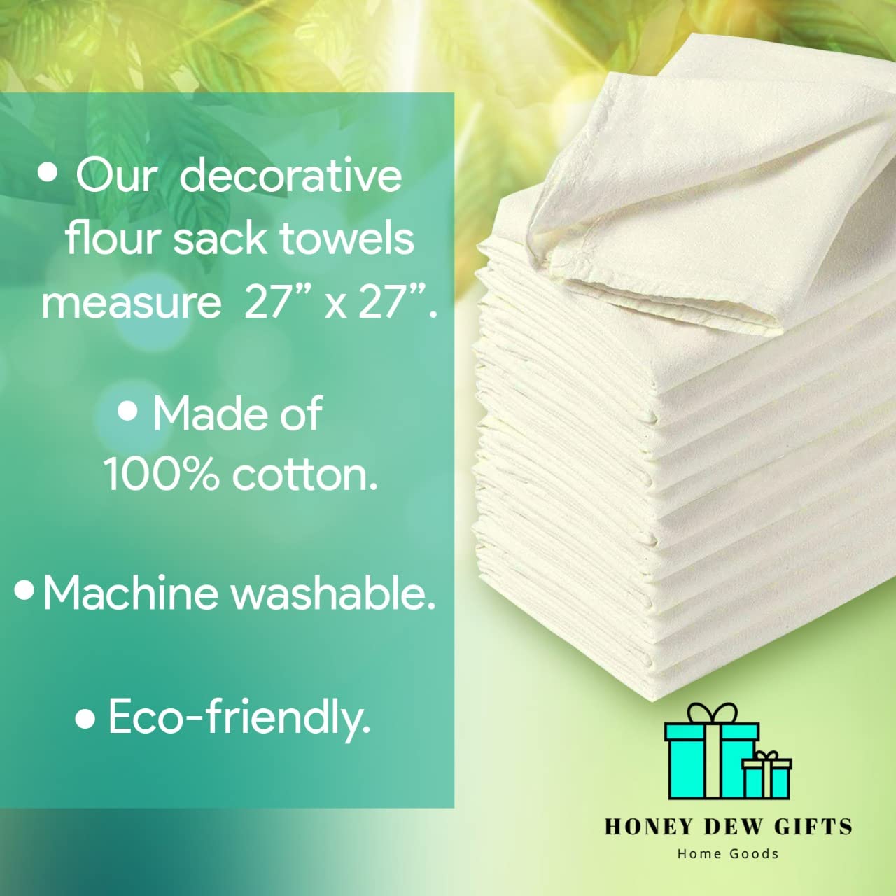 Honey Dew Gifts, Easily Distracted by Birds, Dish Towels for Kitchen, 27 inch by 27 inch, Kitchen Hand Towels Decorative, Animal Lover Gifts, Gifts for Bird Watchers, 10521