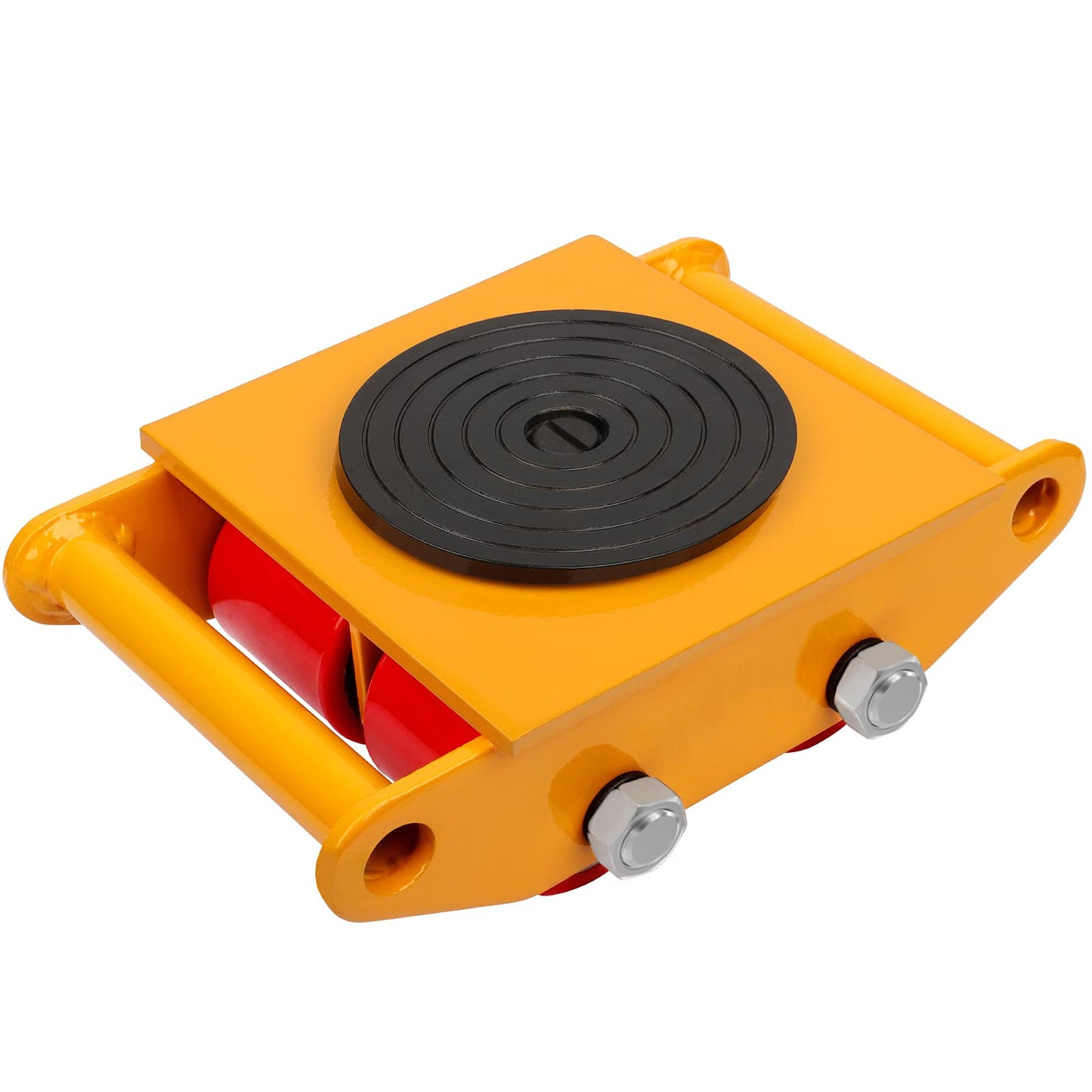 XCFDP Machine Skates, 6T Machinery Skate Dolly, 13200lbs Machinery Moving Skate, Machinery Mover Skate with 360° Rotation Cap, Heavy Duty Machine Dolly Skate for Industrial Moving Equipment