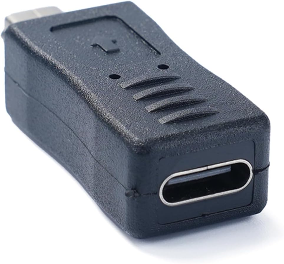 Tuygn 5Pin 5Pin MP3 USB C to USB Converter Type-C Female to USB Male Adapter for Digital Camera Player Portable