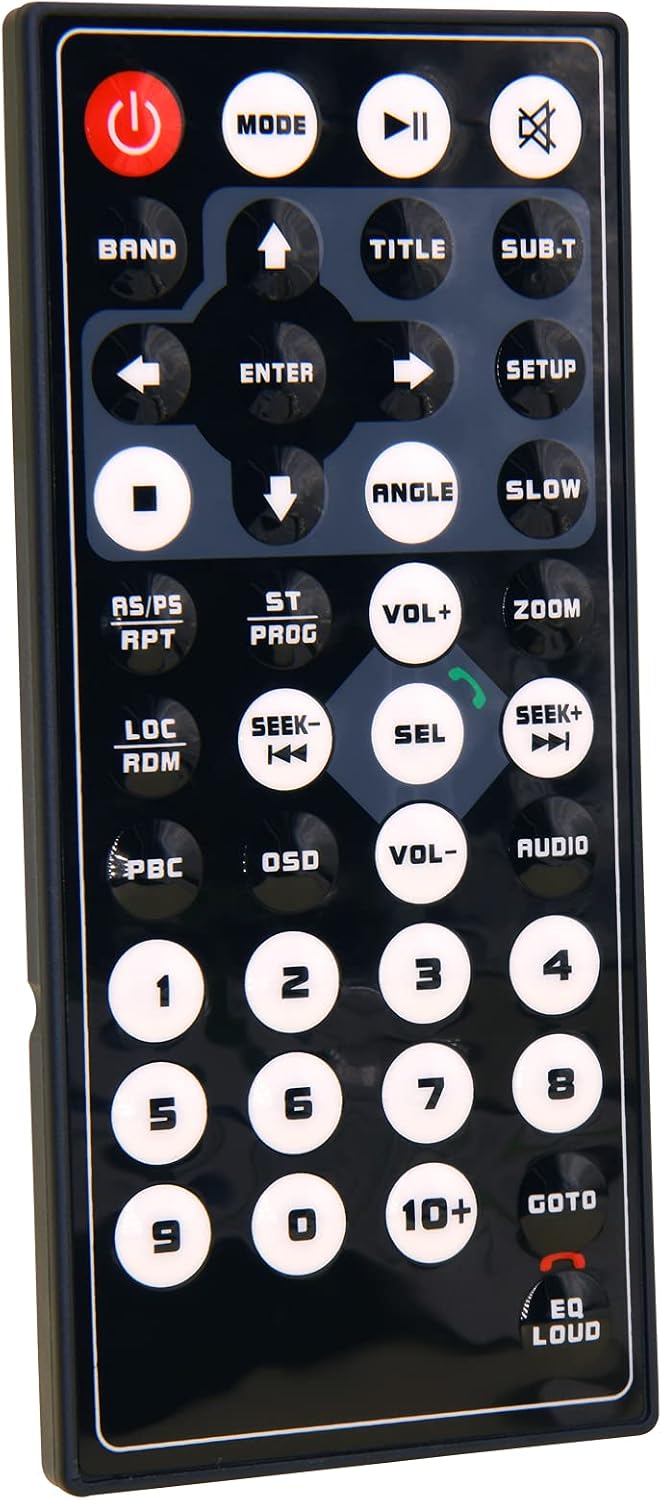 YAOHUIMI XDVD236BT DV526BT XDVD256BT DV527BT XDVD770BT XDVD176BT AXV150BT AVM101LH AVM700Ui Replacement Remote Control