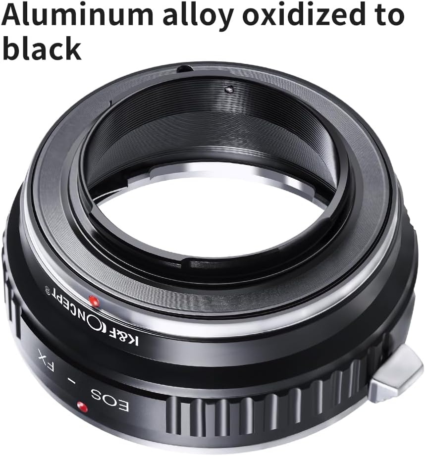 K&F CONCEPT X-Pro1 Lens Mount Adapter EOS EF/EFS Lens to Fuji FX Mount X Camera X-Series Mirrorless Cameras