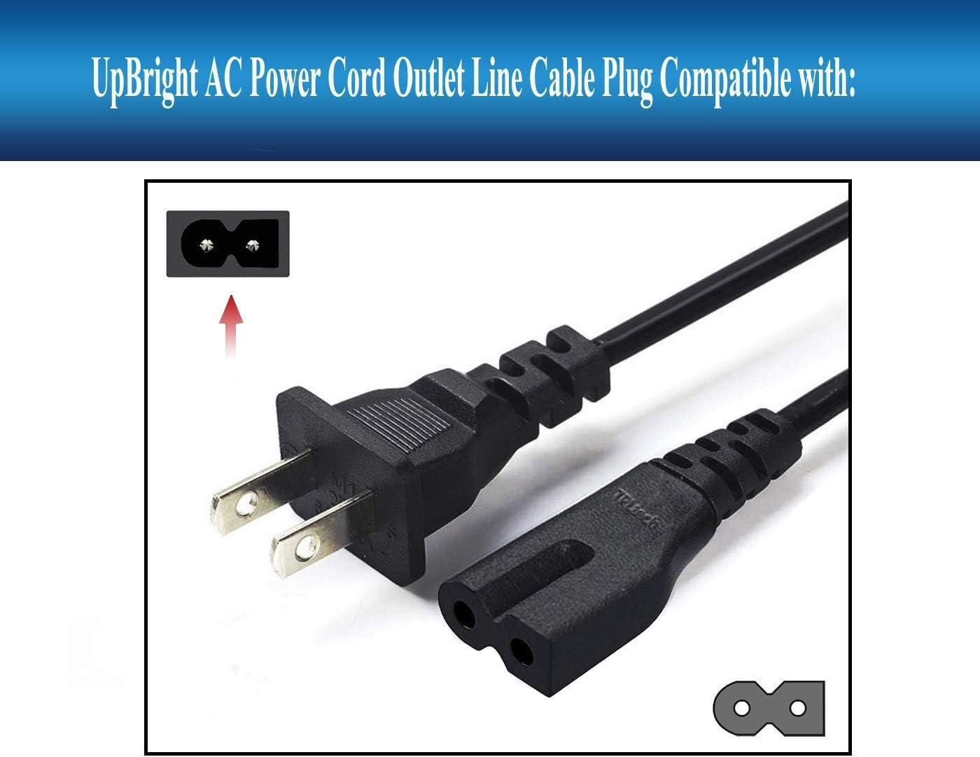 Jizlan 1 Pc Black Power Cable Cord for Insignia LED TV, Home Audio Accessories
