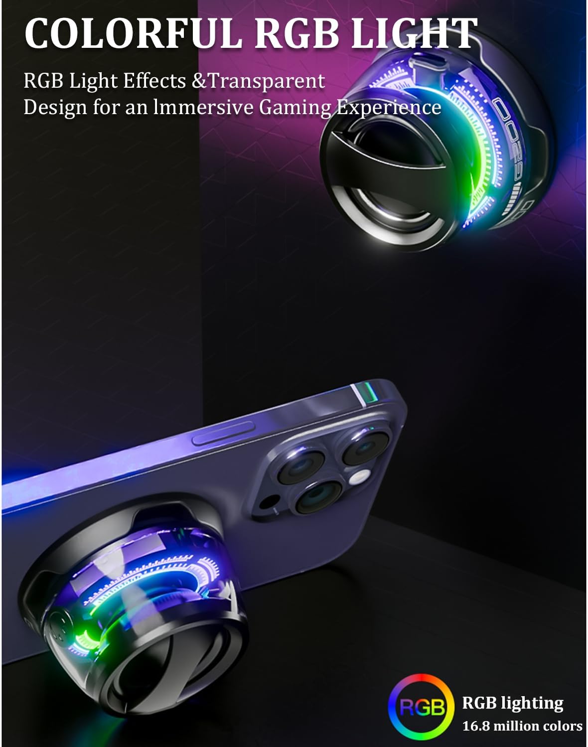ZCNANDG G200 7H Multifunctional Magnetic Bluetooth Speaker, Portable Mini Bluetooth Speaker with Multi-RGB Color Light