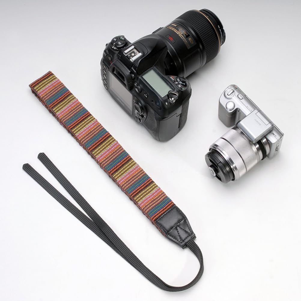 Eorefo Camera Strap Bohemia Camera Neck Strap Shoulder Belt Strap for Compact Digital Camera, Mirrorless Camera, Small