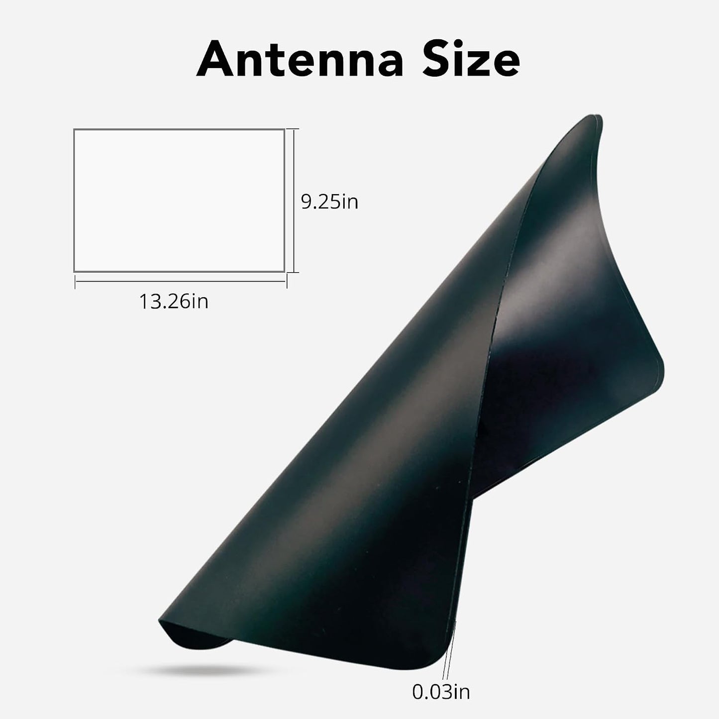 AIRLEGANT 4K 1080p 16ft TV Antenna Indoor - Long Range for Local Channels - HDTV Antenna Supports & Smart TV