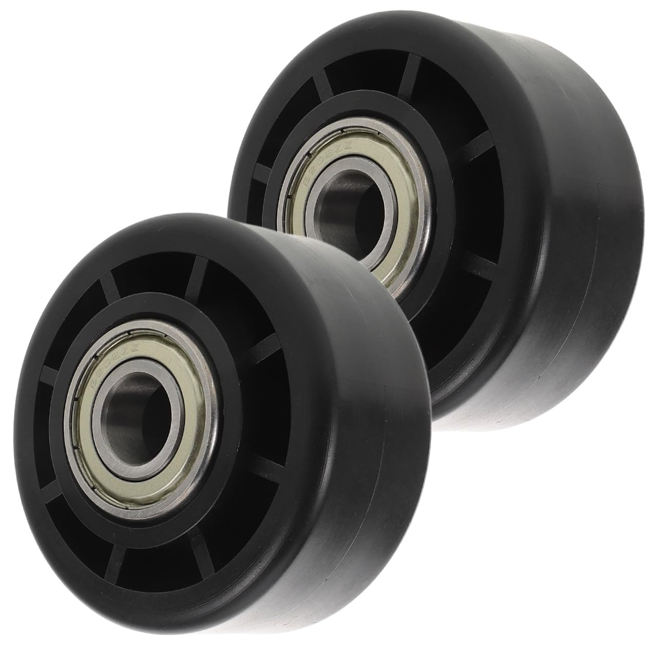 OHPHCALL Fitness Equipment Universal Wheel Replacement 2-Pack with Durable Pp Caster Bearings for Treadmill Gym Roller and Exercise Bike Accessories 2.76 Inch