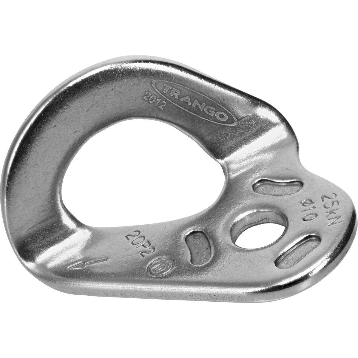 TRANGO 25KN Climbing Bolt Hanger - 316 Stainless Steel Construction, for Rock Climbing Anchor Bolt, Outdoor Gear, Fits 10mm Bolts