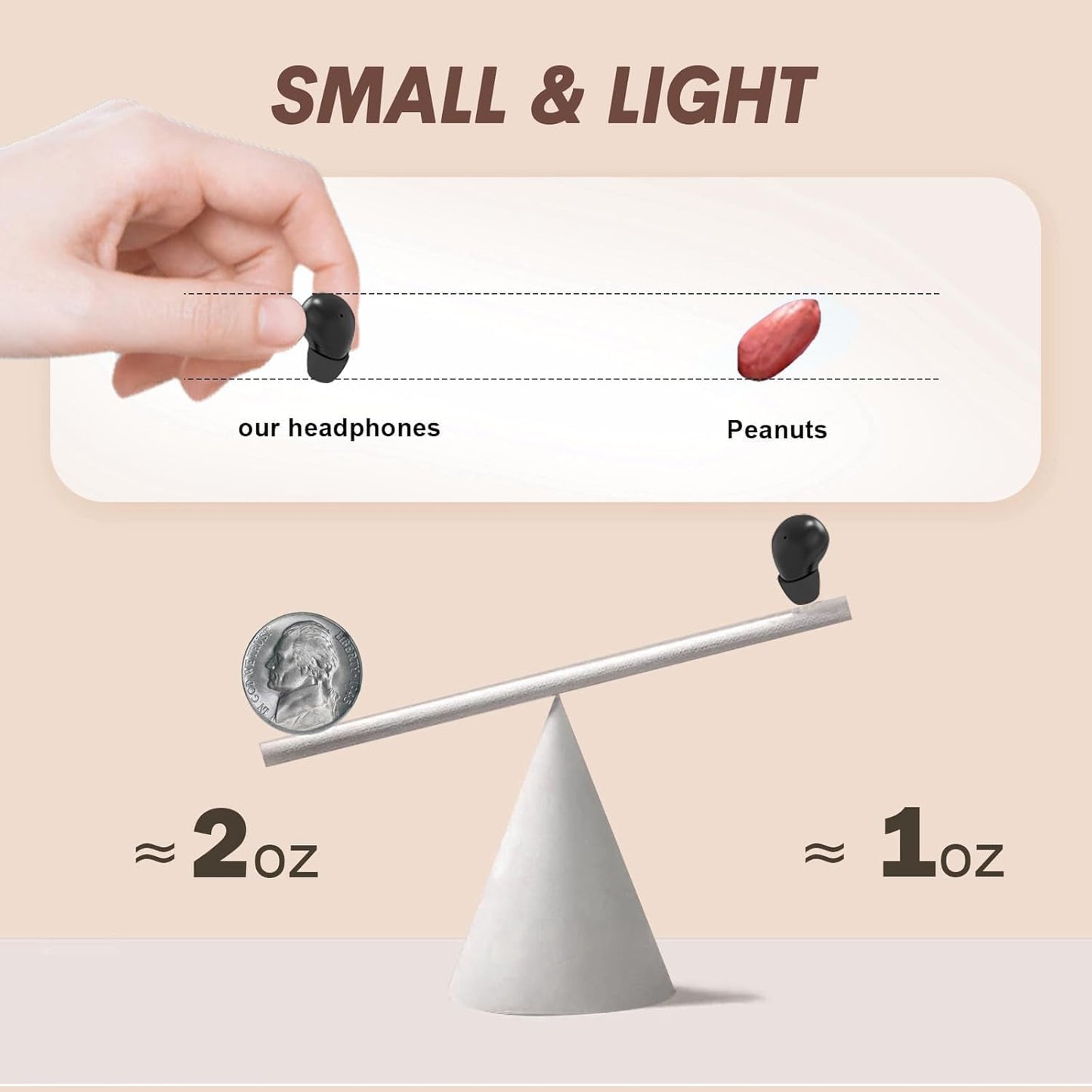 Yihou Ear Buds Invisible Small Mini Sleep Earbuds Headphones Wireless Bluetooth Comfortable Tiny Sleeping Smallest Low