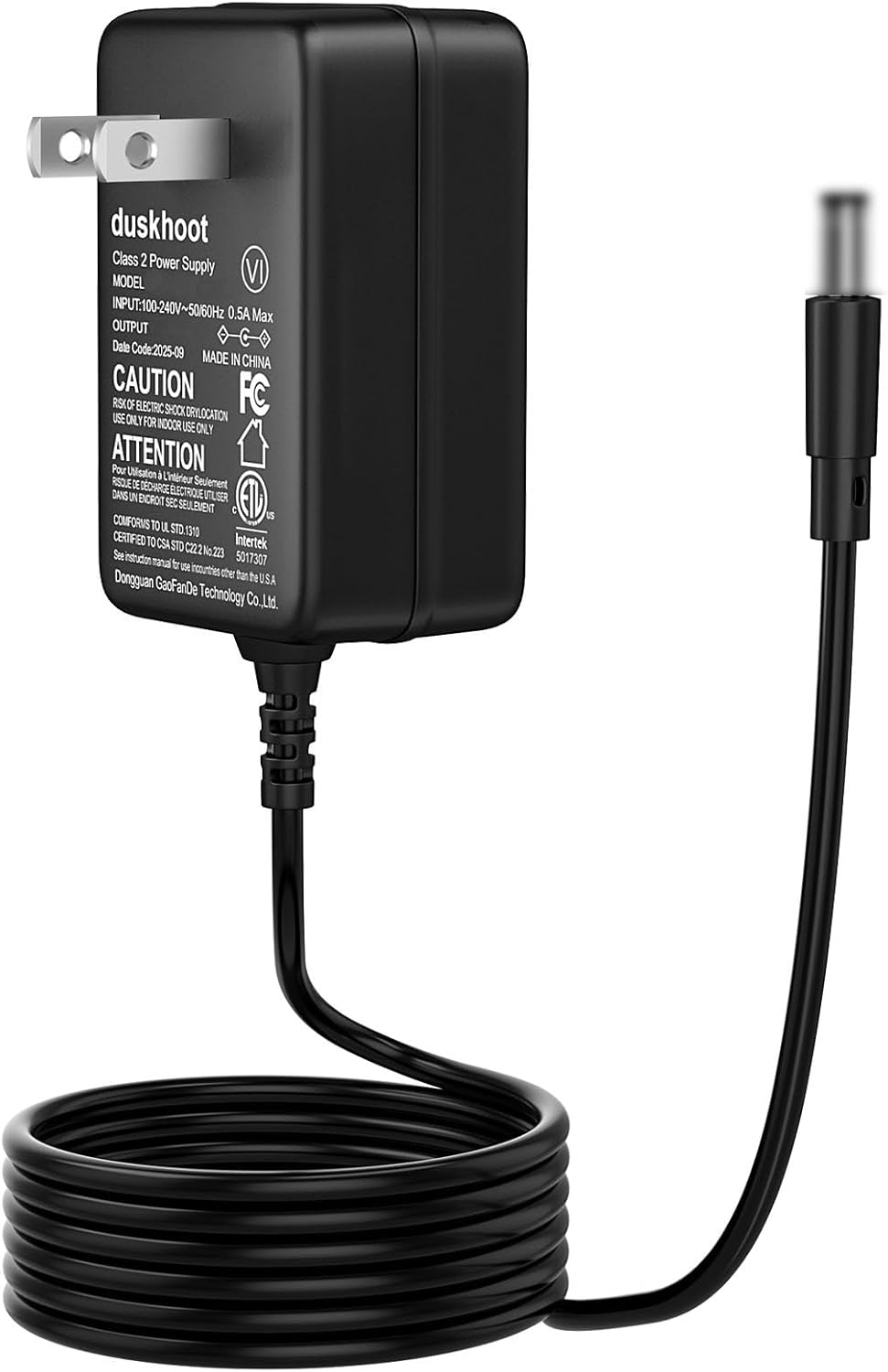 Duskhoot 53050 AC Adapter for Charging Lansinoh Electric Breast Pump Power Supply Mains PSU