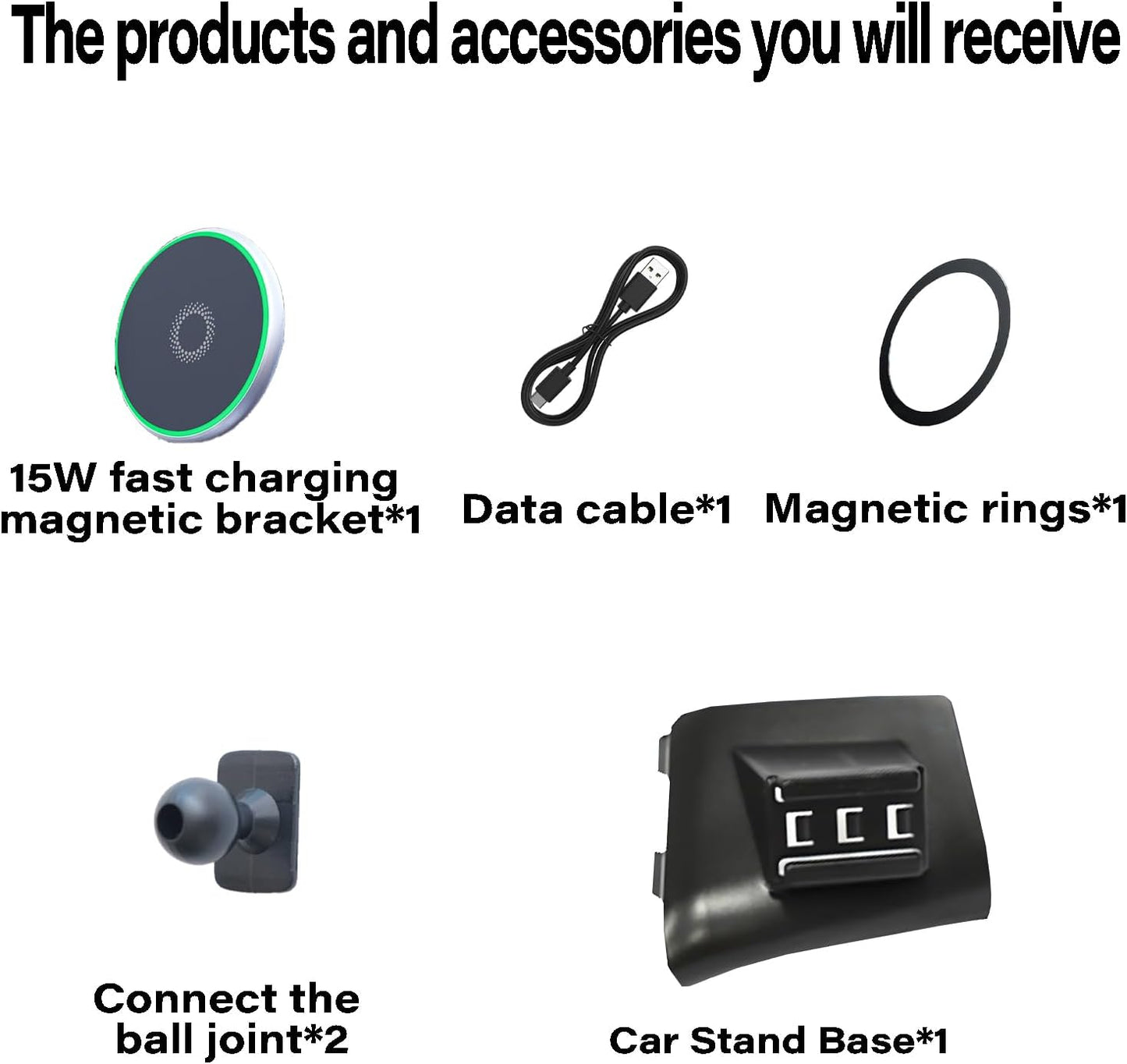 AbeeyGeomarn 2021-2025 15W 360 Car Phone Holder for Toyota Sienna Accessories Fast Wireless Charger Adjustable Air Vent